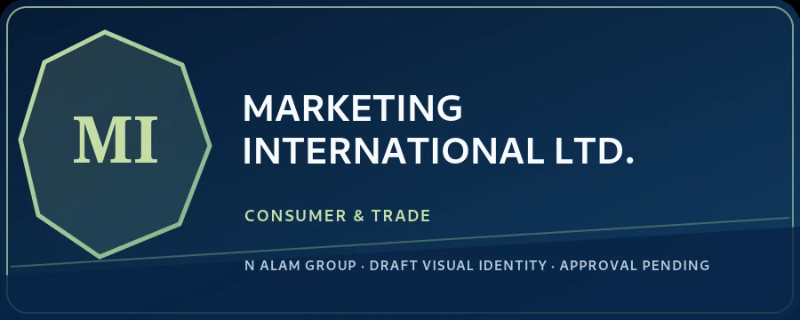 MARKETING INTERNATIONAL LTD. draft identity concept