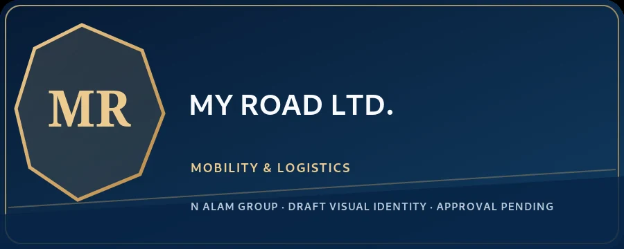 MY ROAD LTD. draft identity concept